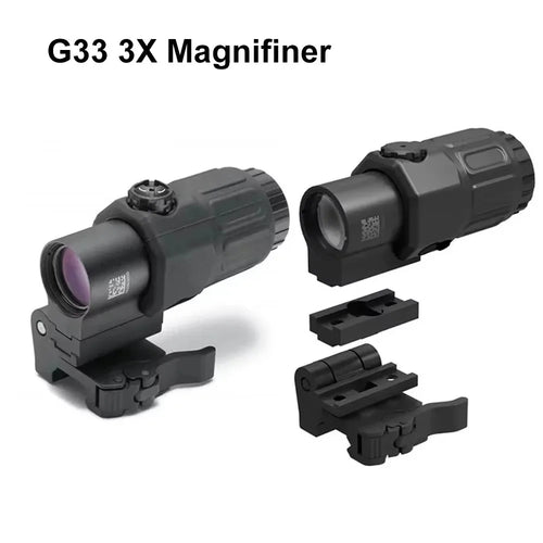 3X/5X Magnifier Scope with QD Side Mount — Compatible with G33 G43 G45 Sights