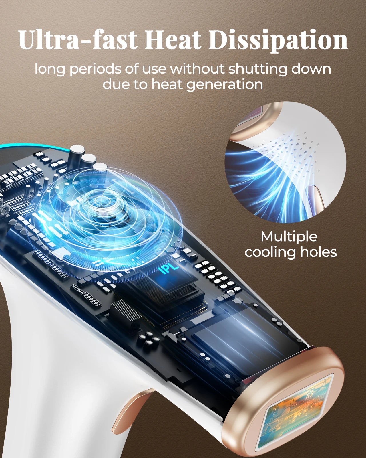 IPL Laser Epilator — 999,900 Flashes Permanent Hair Removal for Home Use