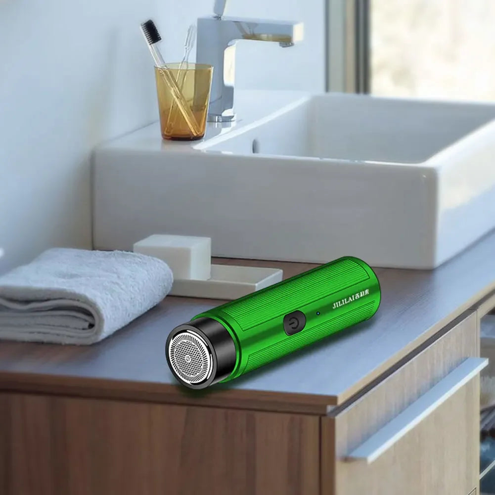 Men's Mini Automatic Travel Razor — Rechargeable Portable Electric Beard Shaver