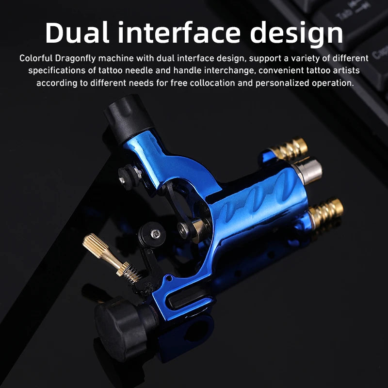 Dragonfly Rotary Tattoo Machine — Shader & Liner Kit