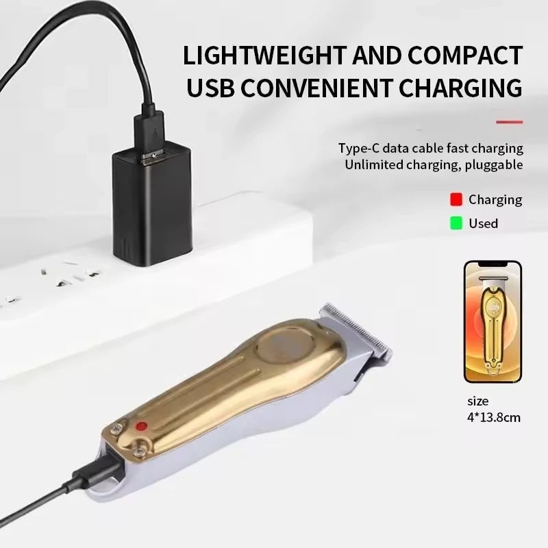Kemei KM-679 Professional Hair Trimmer — Electric Cordless Clipper for Men