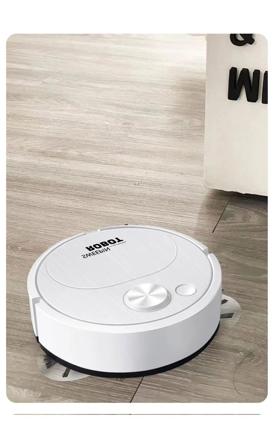 Smart USB Sweeping Robot 3-in-1 — 1800Pa Wireless Vacuum & Mop for Home & Office