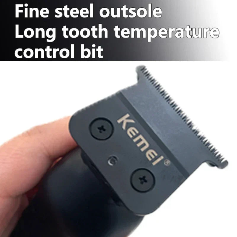 Kemei KM-2299 USB Fast Charging Hair Clipper — Professional Cordless Electric Trimmer