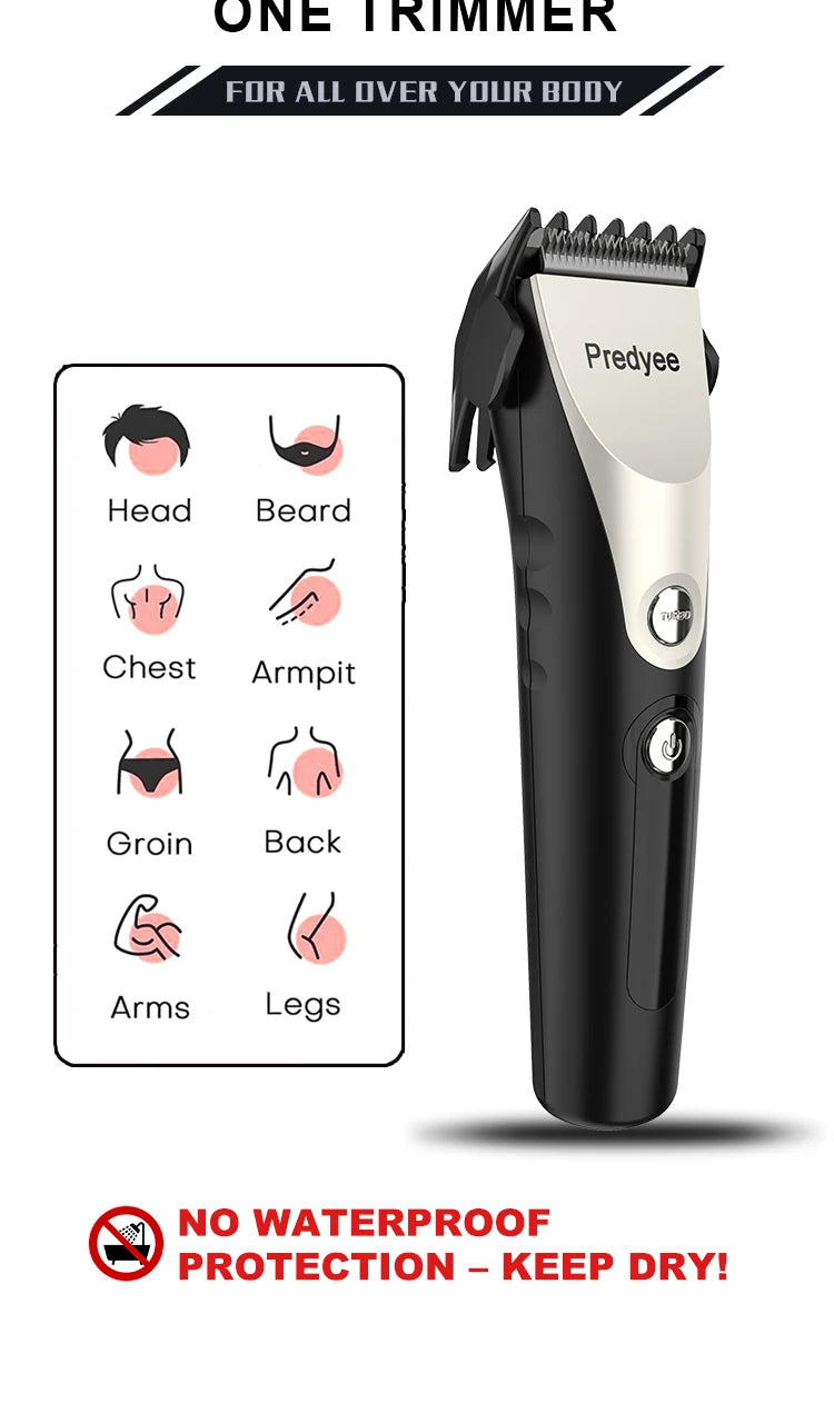 Manscape Mini Grooming Kit — Cordless Rechargeable Trimmer for Head, Face, Beard, Armpit & Groin