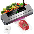 220V Food Vacuum Sealer Machine — 5-Mode Dry & Wet Automatic Sealer with 10 Bags