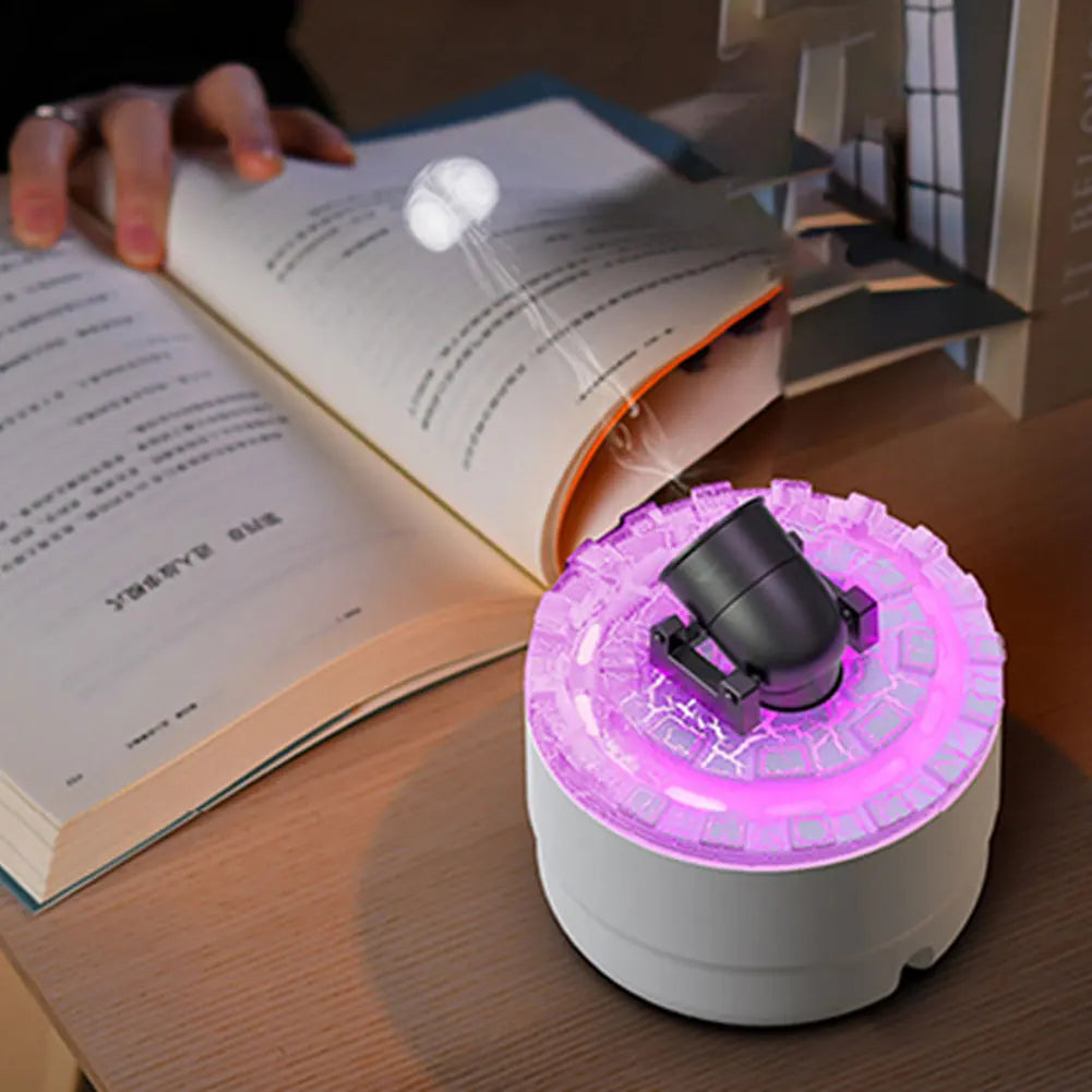 Volcanic Cannon Humidifier — RGB Aromatherapy Diffuser with Timer & Blast Effect