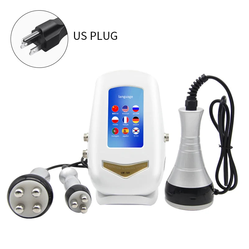 2022 Hot Selling 40K Ultrasonic Cavitation Body Facial Radiofrequency Massage Weight Loss Machine Body Shaping Slimming Fat Burn