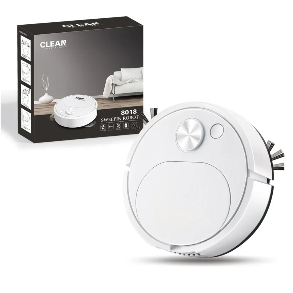 Smart USB Sweeping Robot 3-in-1 — 1800Pa Wireless Vacuum & Mop for Home & Office