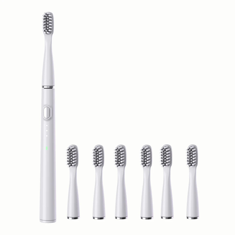 Powerful Ultrasonic Sonic Electric Toothbrush USB Rechargeable 3 Clean Modes IPX7 Waterproof Teeth Whitening with Travel Case