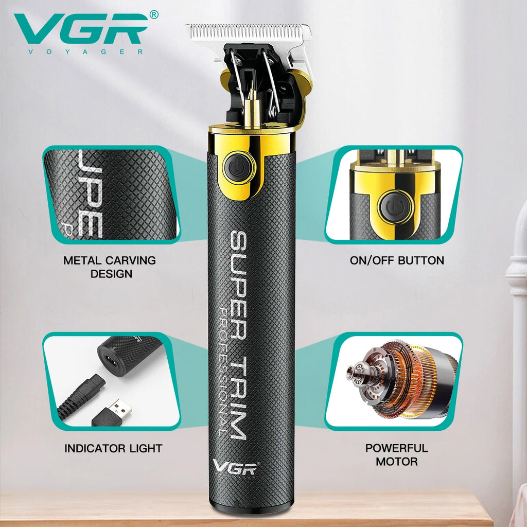 VGR V-082 Professional Hair Trimmer — Electric Hair Cutting Machine for Men