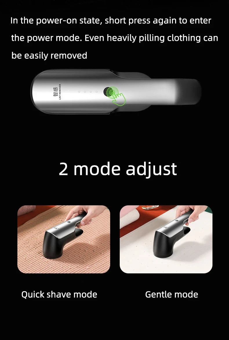 45W Commercial Electric Lint Remover — Professional Fabric Shaver & Hairball Trimmer