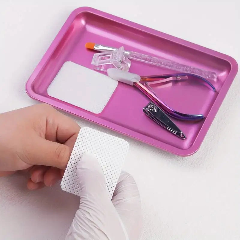 Stainless Steel Tattoo Tool Tray — 3 Colors Square Storage Box