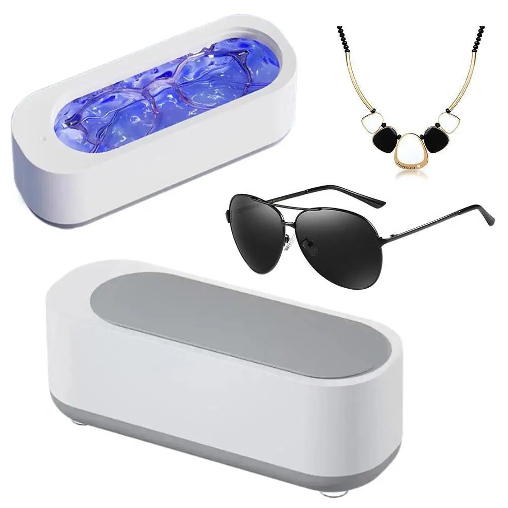 Portable Ultrasonic Jewelry & Glasses Cleaner — High-Frequency Vibration Deep Clean Tool