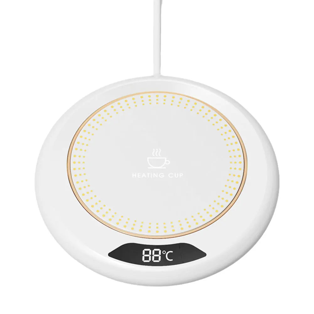 USB Coffee Mug Warmer — 3-Temperature Settings for Coffee, Tea & Milk