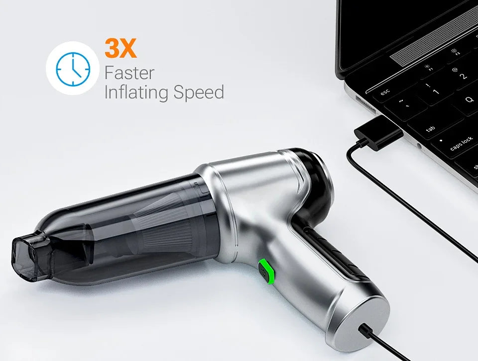 SZUK 2026 Car Vacuum Cleaner 15000Pa — Mini Handheld Wireless Strong Suction