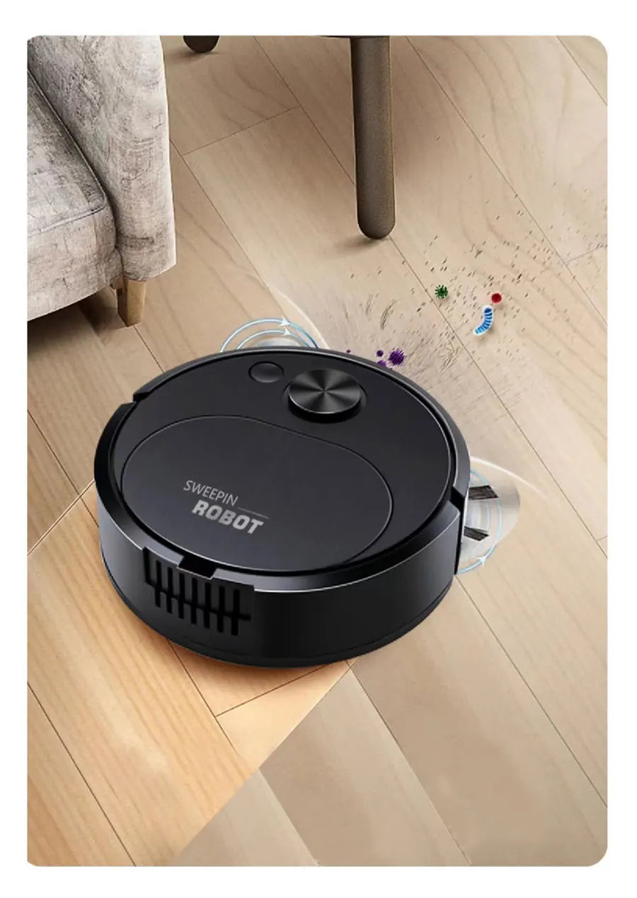 Smart USB Sweeping Robot 3-in-1 — 1800Pa Wireless Vacuum & Mop for Home & Office