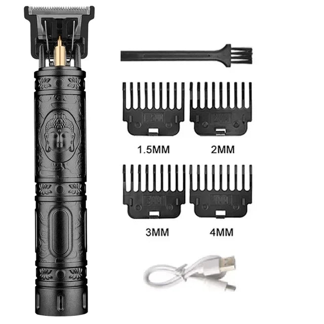 Professional Rechargeable Beard Trimmer for Men — Precision Electric Grooming Tool