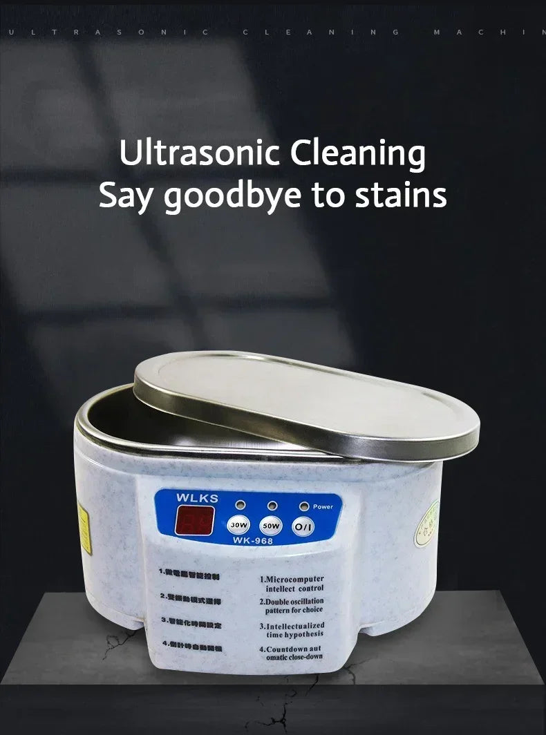 BALASHOV 600ml Dual-Frequency Ultrasonic Cleaner — Jewelry, Dentures & Watches
