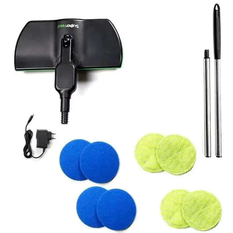 Electric Rotating Mop 2-in-1 — Rechargeable Wireless Floor Cleaner & Wax Machine