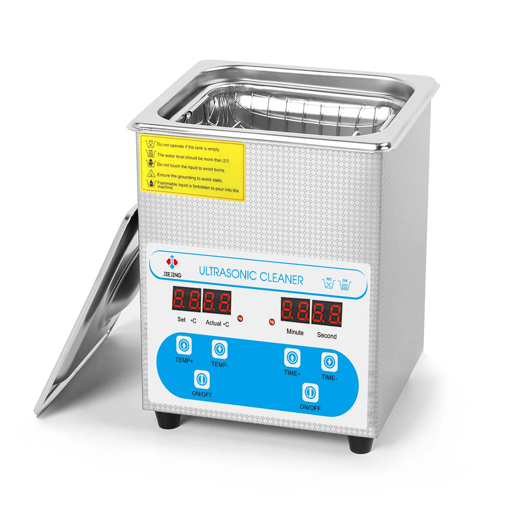 2L Ultrasonic Cleaner 40kHz — Jewelry, Watch & Eyeglasses Ultrasound Bath Machine