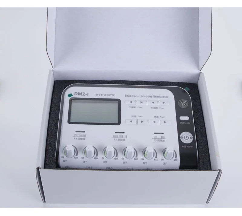 110-220V Electric Muscle Stimulator 6 Output Channel Electroacupuncture Acupuncture Physiotherapy TENS Machine Relax Massager
