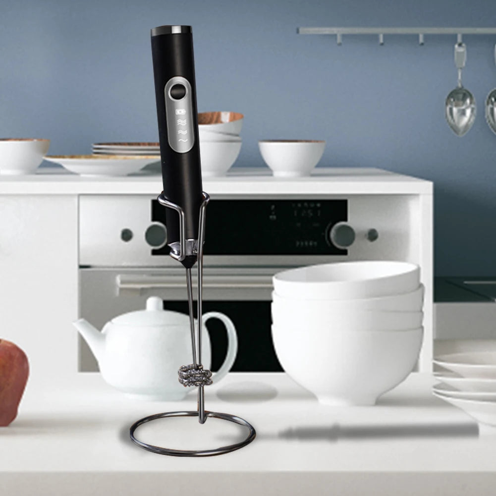 Mini Electric Milk Frother — Wireless Handheld Foam Maker for Cappuccino & Coffee