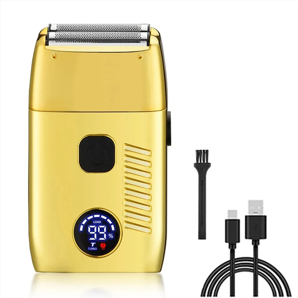 Professional USB Rechargeable Hair Clipper & Beard Trimmer — Complete Barber Kit for Men