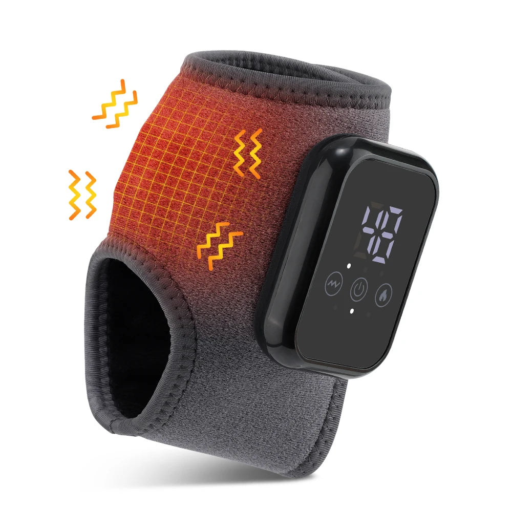 Foot Heat Massager Hot Compresses Vibration Massager Breathable Material USB Foot and Ankle Joint Hot Compress Protection ﻿