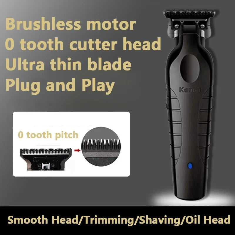 Kemei KM-2299 USB Fast Charging Hair Clipper — Professional Cordless Electric Trimmer