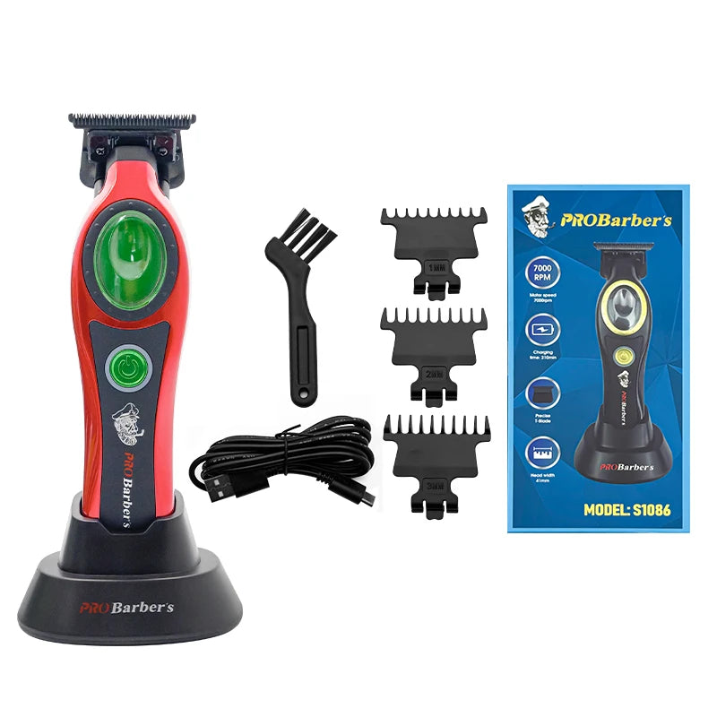 High Power Multifunctional Hair Clipper — Rechargeable Electric Men's Trimmer & Shaver