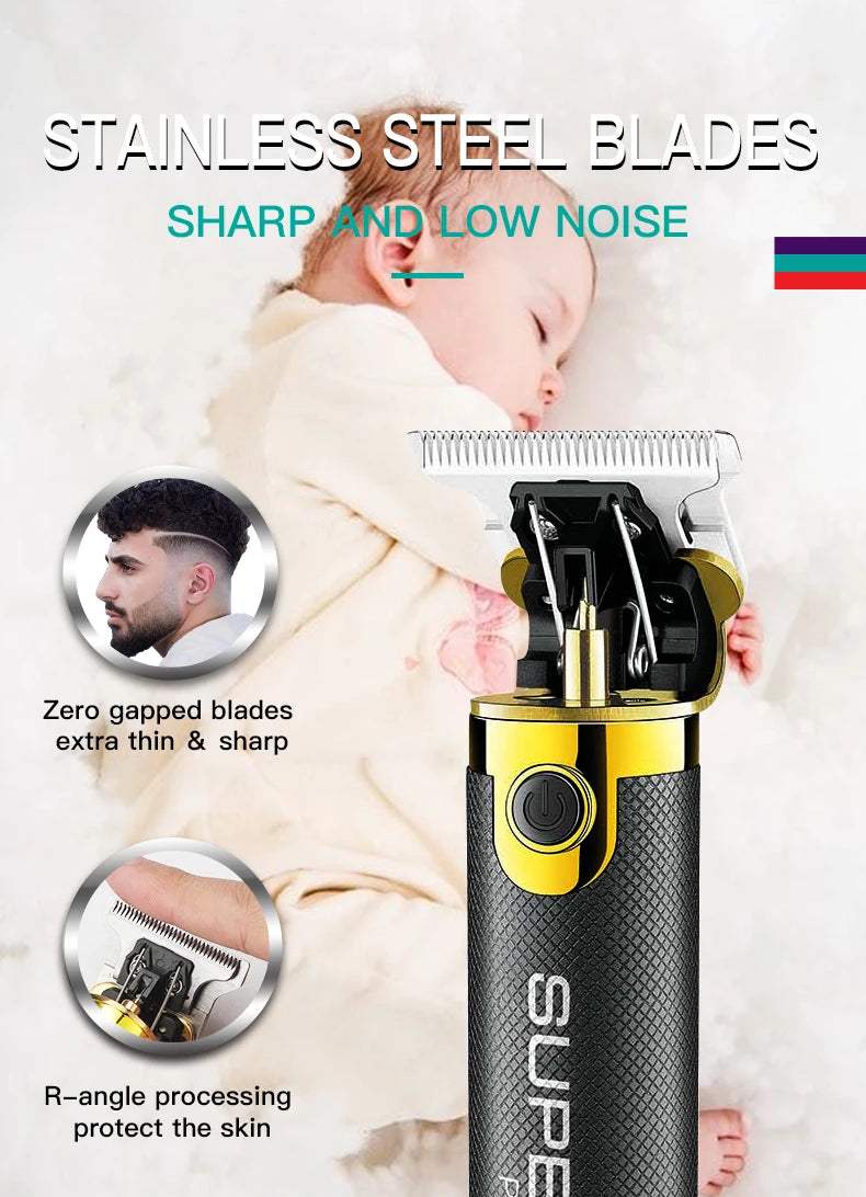 VGR V-082 Professional Hair Trimmer — Electric Hair Cutting Machine for Men