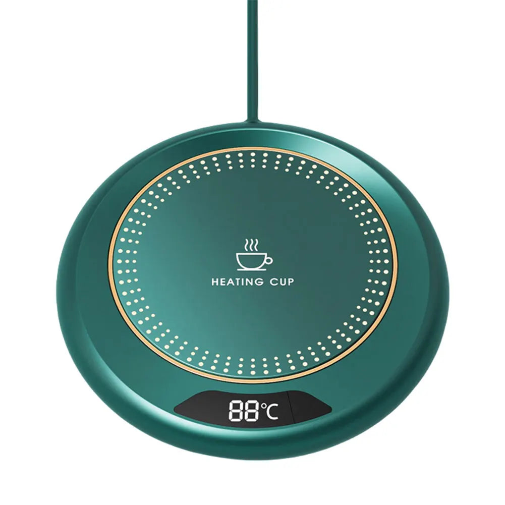 USB Coffee Mug Warmer — 3-Temperature Settings for Coffee, Tea & Milk