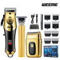 3-in-1 USB Rechargeable Men's Barber Kit — Hair Clipper, Trimmer & Shaver Set