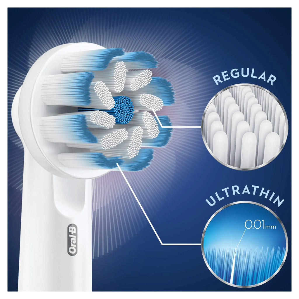 Oral-B EB60 Soft Tooth Brush Heads Sensitive Clean Original Replacement Nozzles Refill Electric Toothbrush Spare Parts 1-12 pcs
