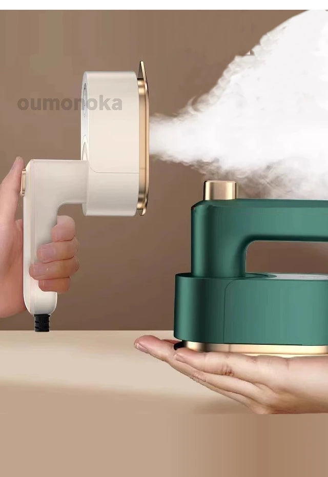 Mini Rotating Steam Iron — Portable Handheld Garment Steamer for Home & Travel