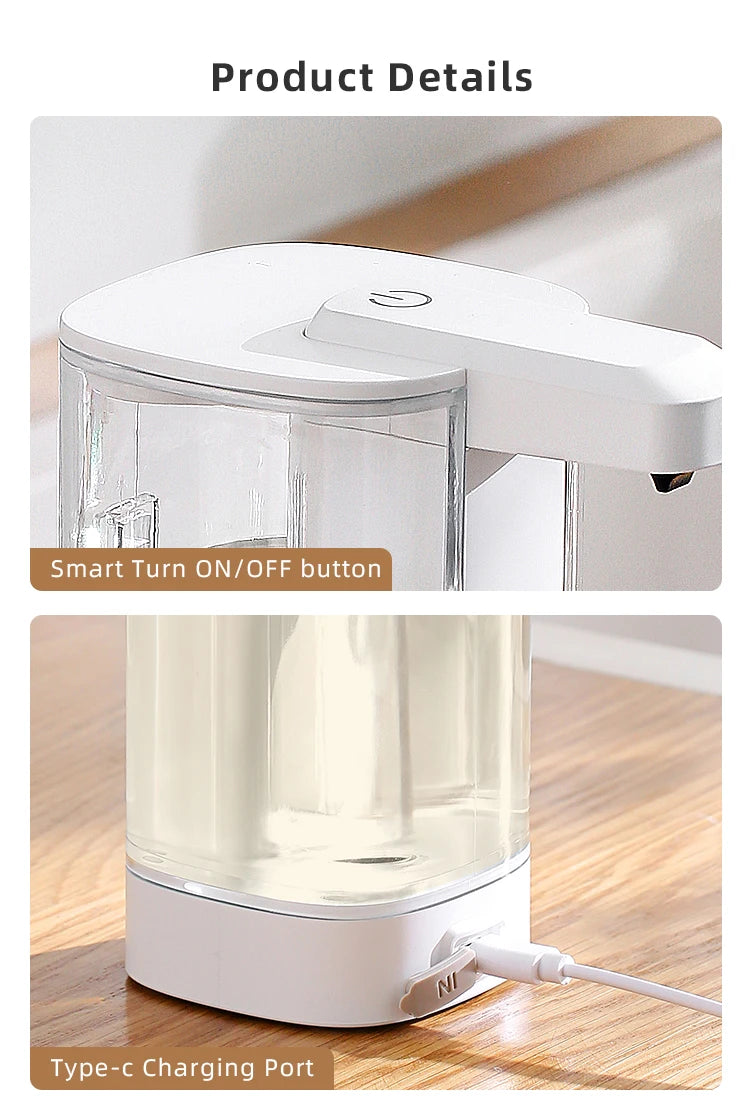 Automatic Sensor Soap Dispenser — Touchless Intelligent Hand Washing Machine for Kitchen
