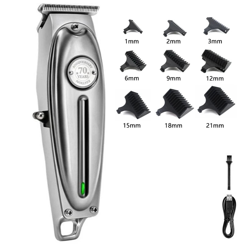 Kemei KM-1949 Pro Full Metal Hair Clipper — Professional Electric Barber Trimmer for Men