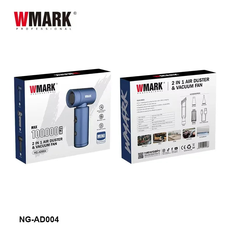 WMARK Professional Handheld Vacuum Cleaner — Powerful Portable Cordless Suction
