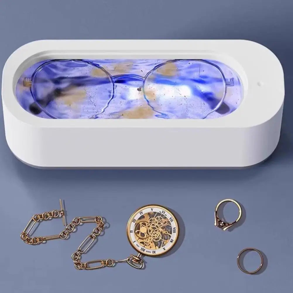 Portable Ultrasonic Jewelry & Glasses Cleaner — High-Frequency Vibration Deep Clean Tool
