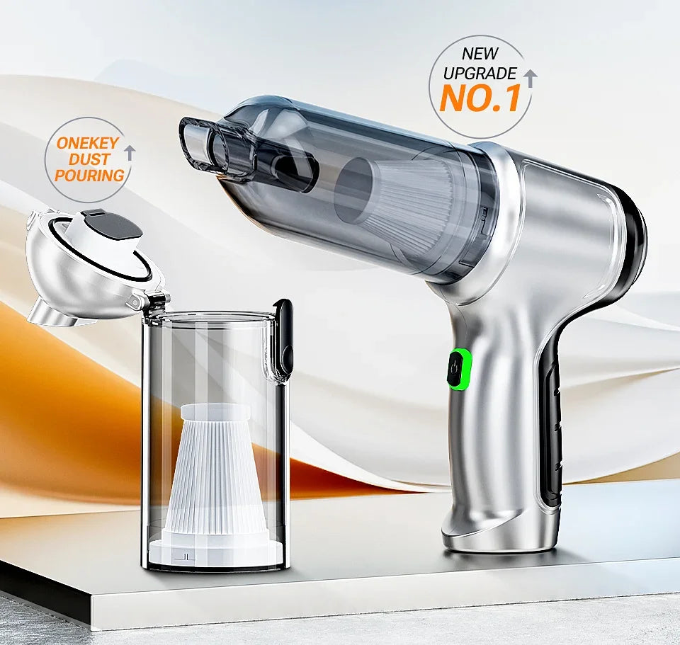 SZUK 2026 Car Vacuum Cleaner 15000Pa — Mini Handheld Wireless Strong Suction