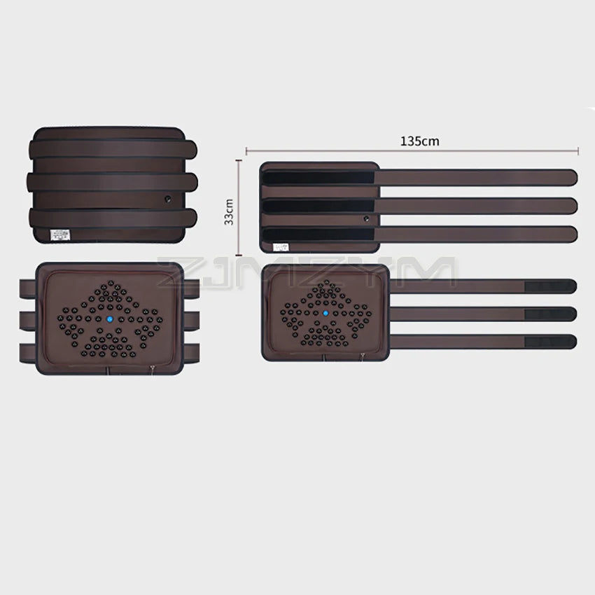Electric Abdominal Belt Massager Hot compress Abdomen Burning Fat Heating Weight Loss Slimming Belt Temperature Adjustable