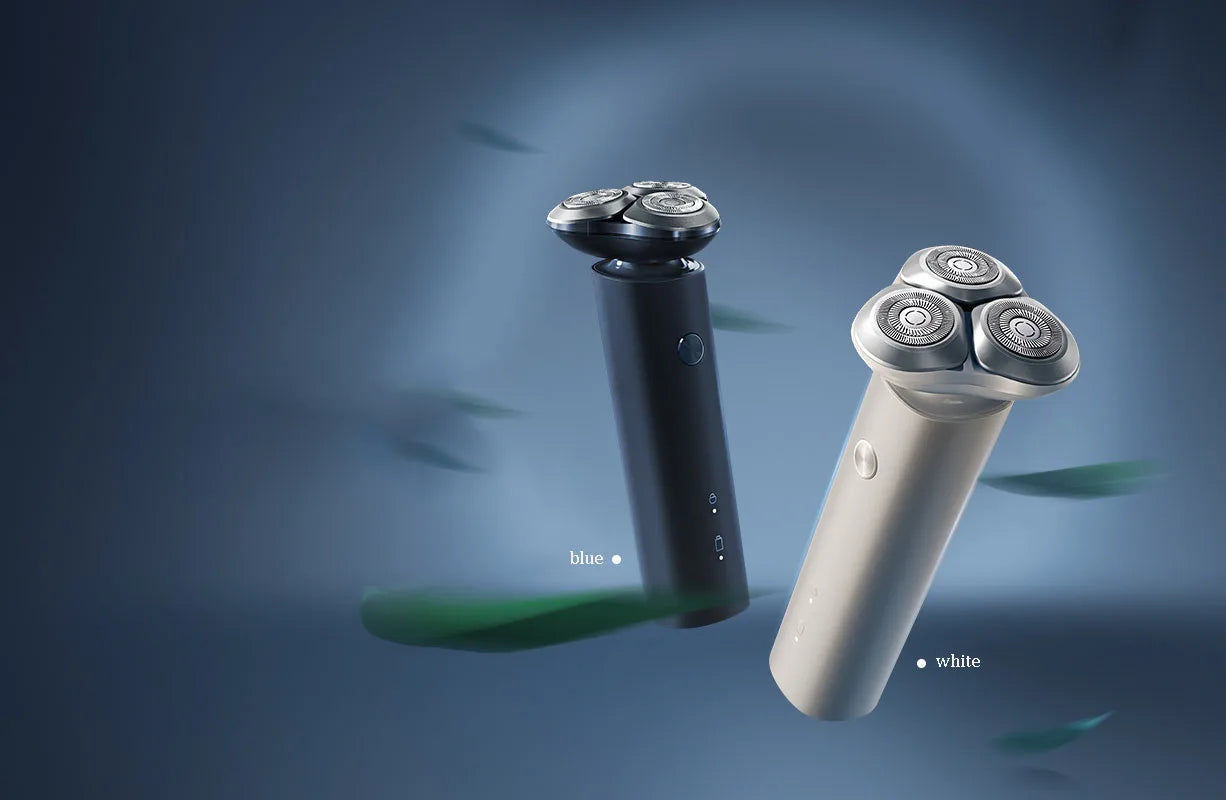 Xiaomi Mijia Electric Shaver S101 — 3 Cutter Head, IPX7, Type-C Fast Charge & Ultra Long Standby