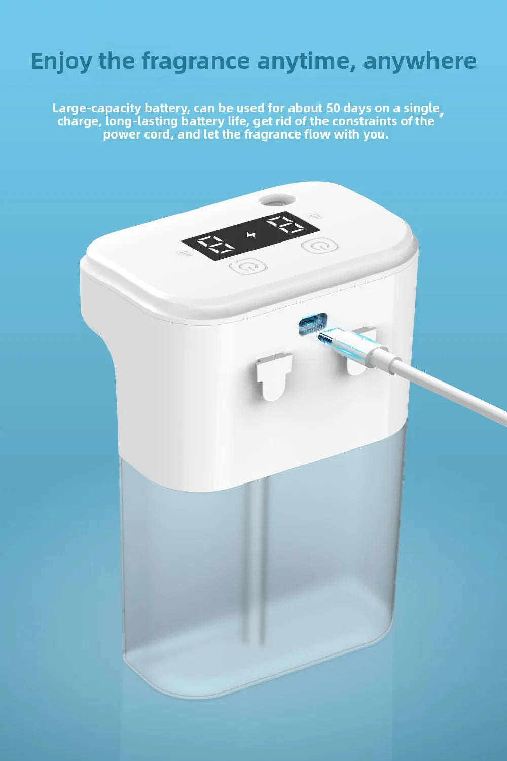 2-in-1 Automatic Foam Soap Dispenser & Aromatherapy Machine — Infrared Sensor Fragrance Diffuser