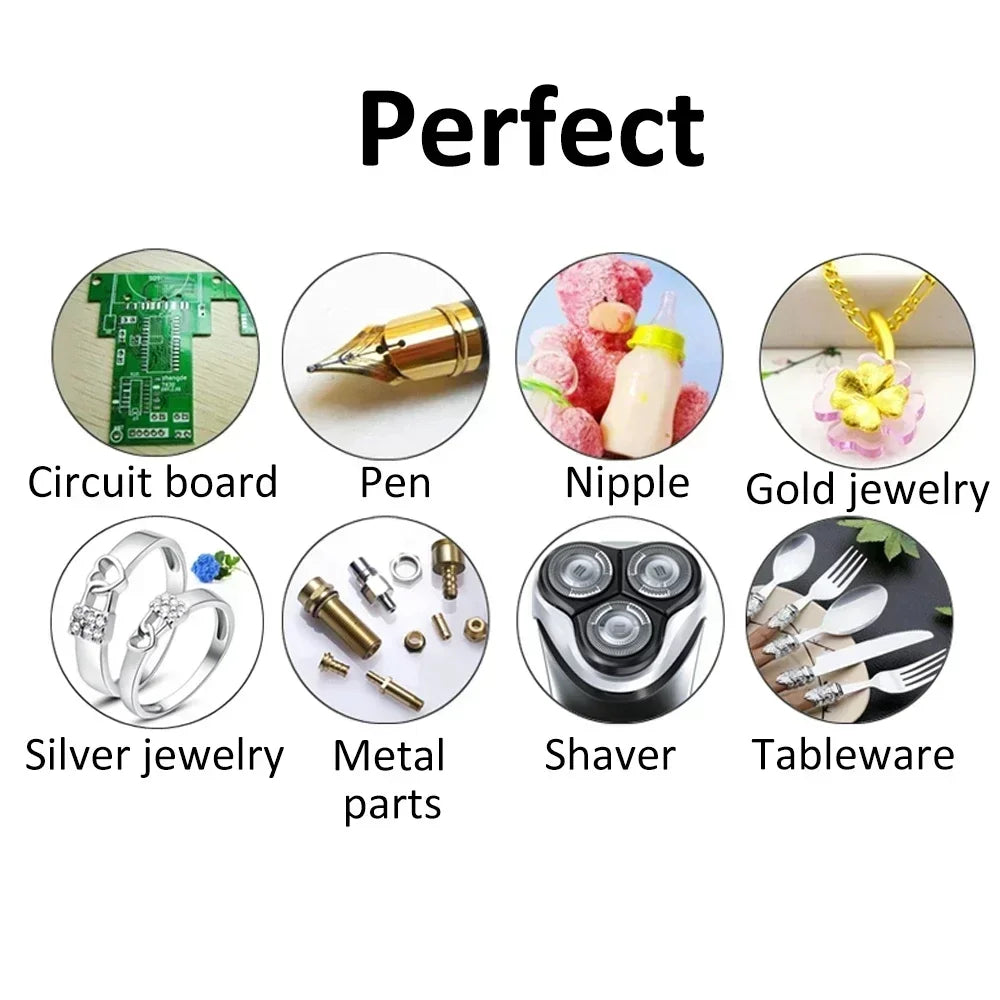BALASHOV 600ml Dual-Frequency Ultrasonic Cleaner — Jewelry, Dentures & Watches