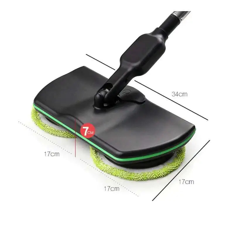 Electric Rotating Mop 2-in-1 — Rechargeable Wireless Floor Cleaner & Wax Machine