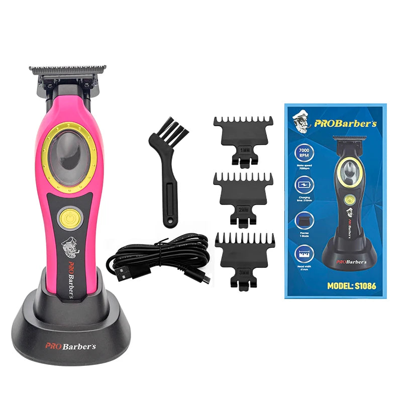High Power Multifunctional Hair Clipper — Rechargeable Electric Men's Trimmer & Shaver