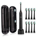 HOMEFISH Smart Sonic Electric Toothbrush Ultrasound IPX7 Rechargeable Tooth Brush 5 Mode Smart Time Teethbrush S100