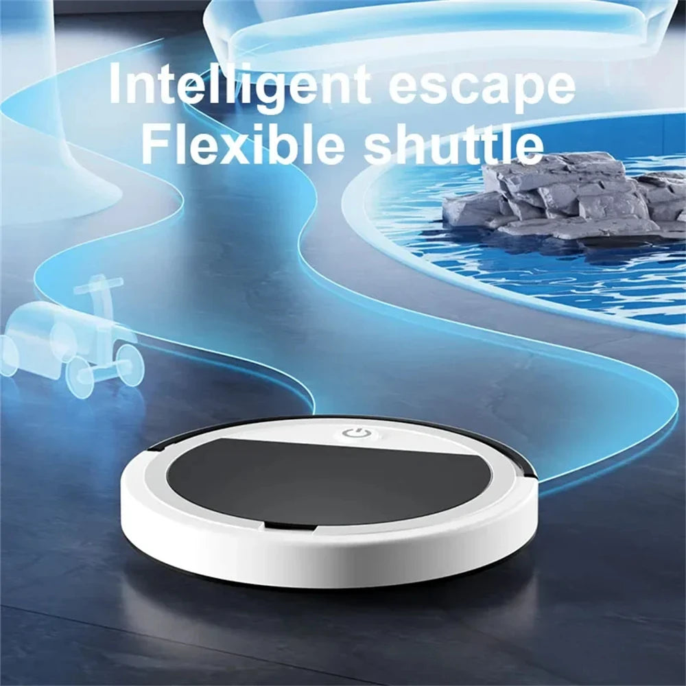 PLUZZ Smart Floor Sweeping Robot — Remote Control Vacuum & Mop with Low Noise