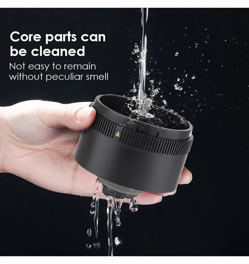 Electric Coffee Grinder with LED Display — Rechargeable Portable Automatic Pepper & Spice Mill
