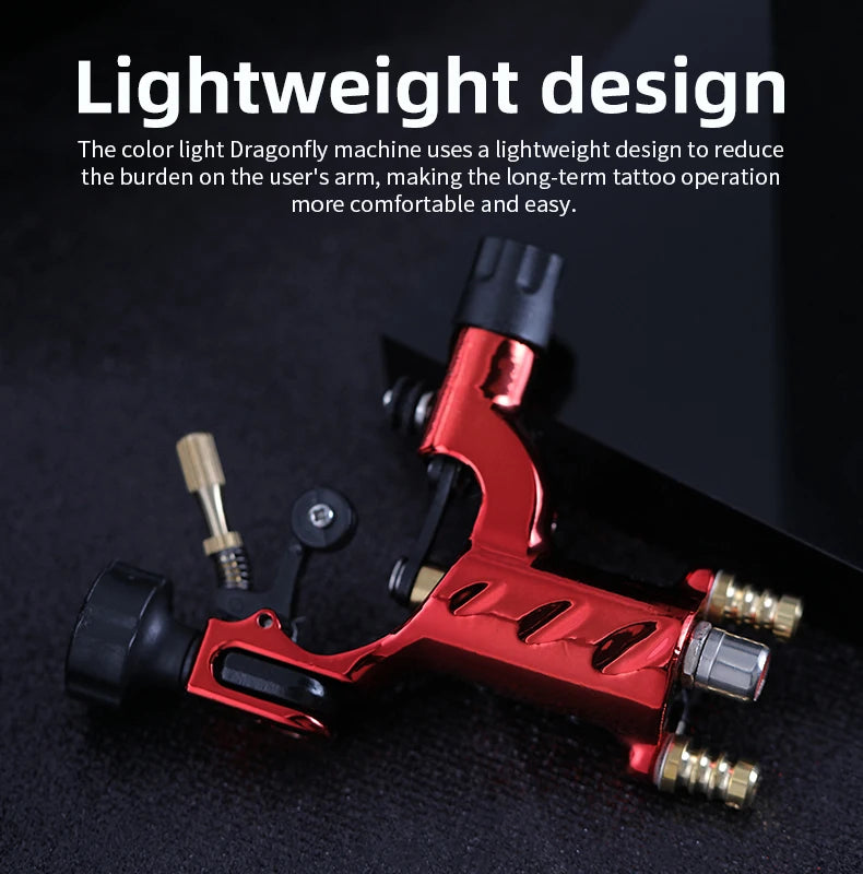 Dragonfly Rotary Tattoo Machine — Shader & Liner Kit